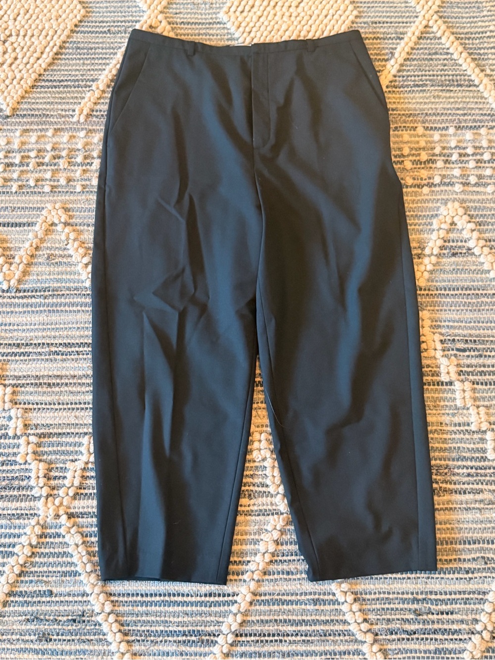 Closed Black High-Waist Trousers
